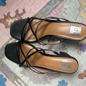 Dolce Vita Black Strappy Heels